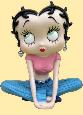 betty boop with crossed legs