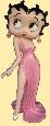 betty boop with pink full dress