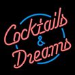 cocktails and dreams neon